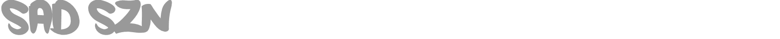 Sad Szn font preview